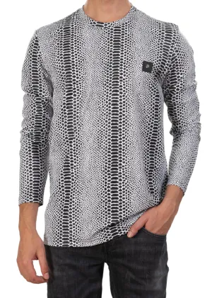 White Alligator Tech Long Sleeve Tee