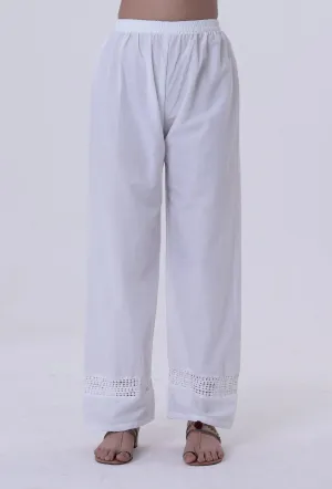 White Cotton Pant