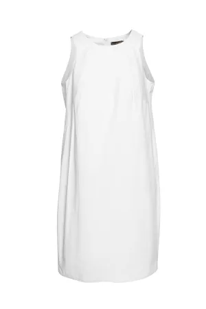 White Cotton Sack Dress