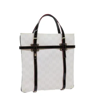White PVC Leather Tote Bag by LOEWE