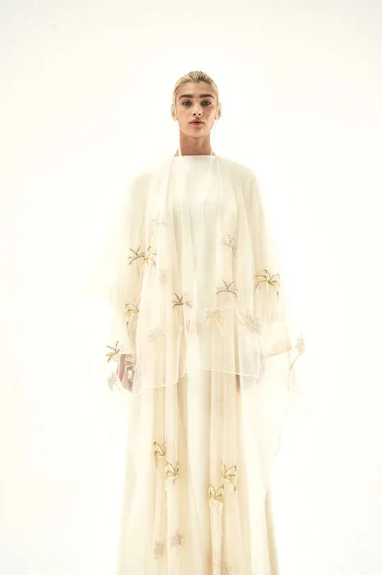 White Swan Lake Abaya Set