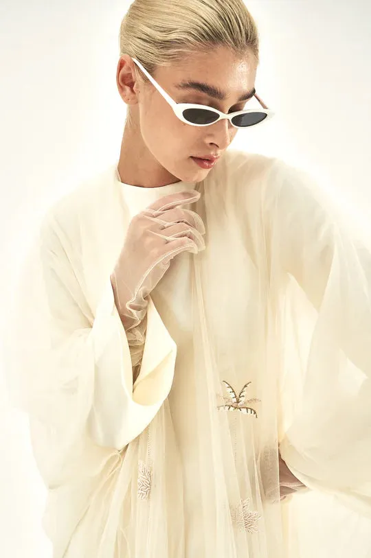 White Swan Lake Abaya Set
