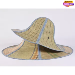 Wide-brimmed foldable straw hats Dia.36-46cm for men and women for fishman