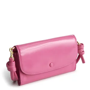 Wildwood Wallet Crossbody - Patent Faux Leather