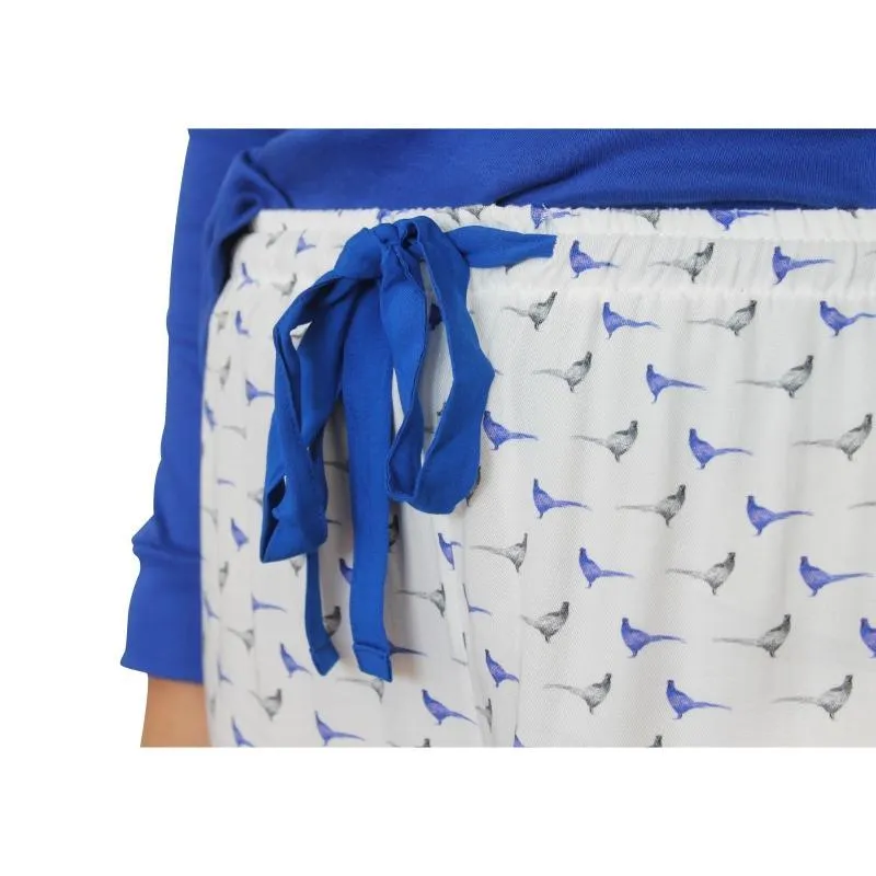 William Powell Ladies Pyjama Set - Standing Pheasant
