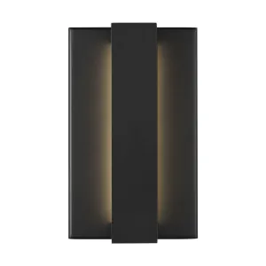 Windfall 8 In. LED Outdoor Wall Sconce Black Finish