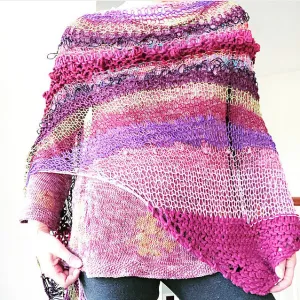 Wine Country shawl pattern