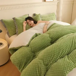 Winter Blankets New Super Thickened Warm for Beds Artificial Lamb Cashmere Weighted Blankets Soft Fluffy Warmth Comforter Duve