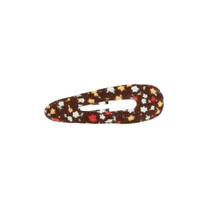 WINTER FLORAL SNAP CLIP