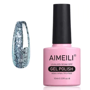 Winter Relective Glitter Gel Nail Polish Colors