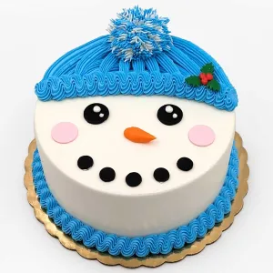 Winter Snowman Cake