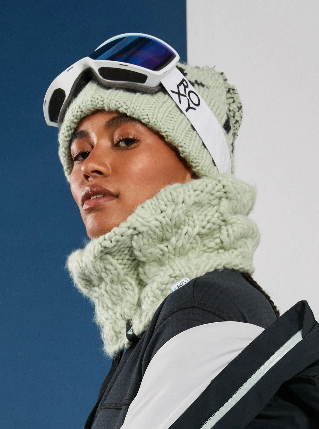 Winter Technical Fleece Collar - Cameo Green