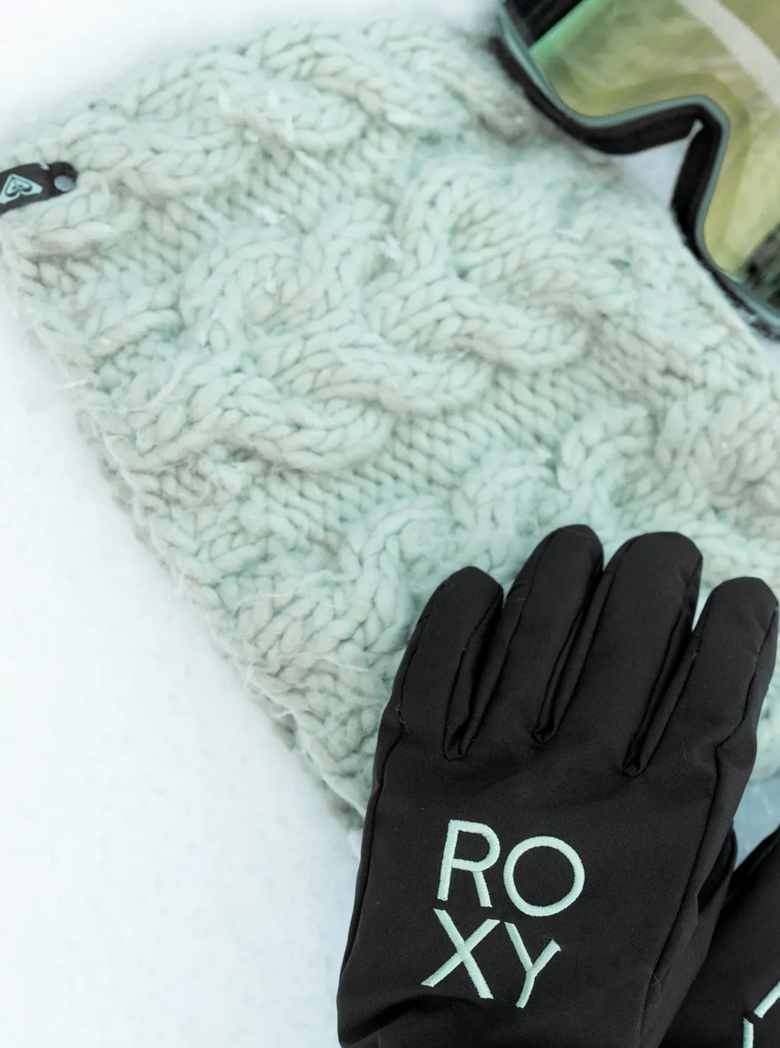 Winter Technical Fleece Collar - Cameo Green