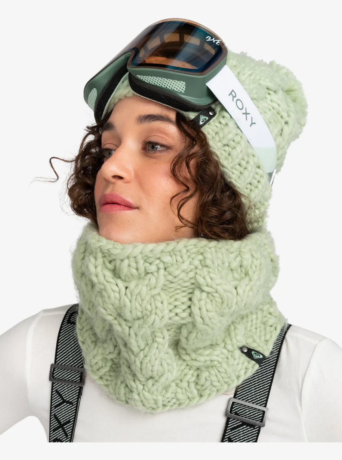 Winter Technical Fleece Collar - Cameo Green