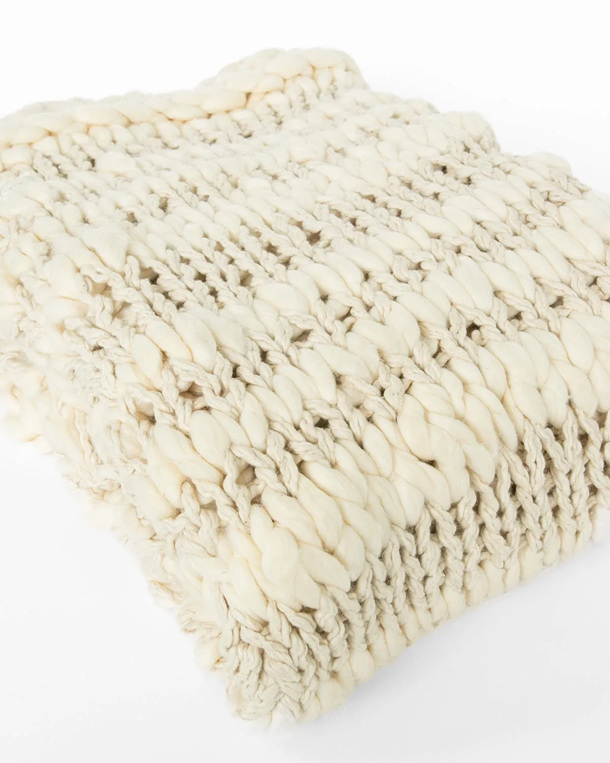Wintertide Chunky Knit Throw