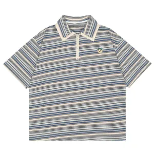 WLS Bear Stripe Print Tee