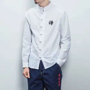 WLS Kuraun Long Sleeve Shirt White