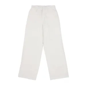 WMNS LOOSEFIT COTTON PANTS WHITE