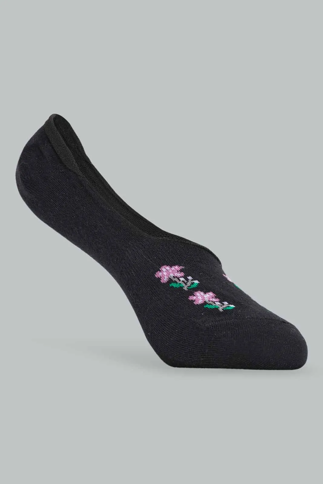 Women Assorted Printed Invisible Socks (Pack Of 5)