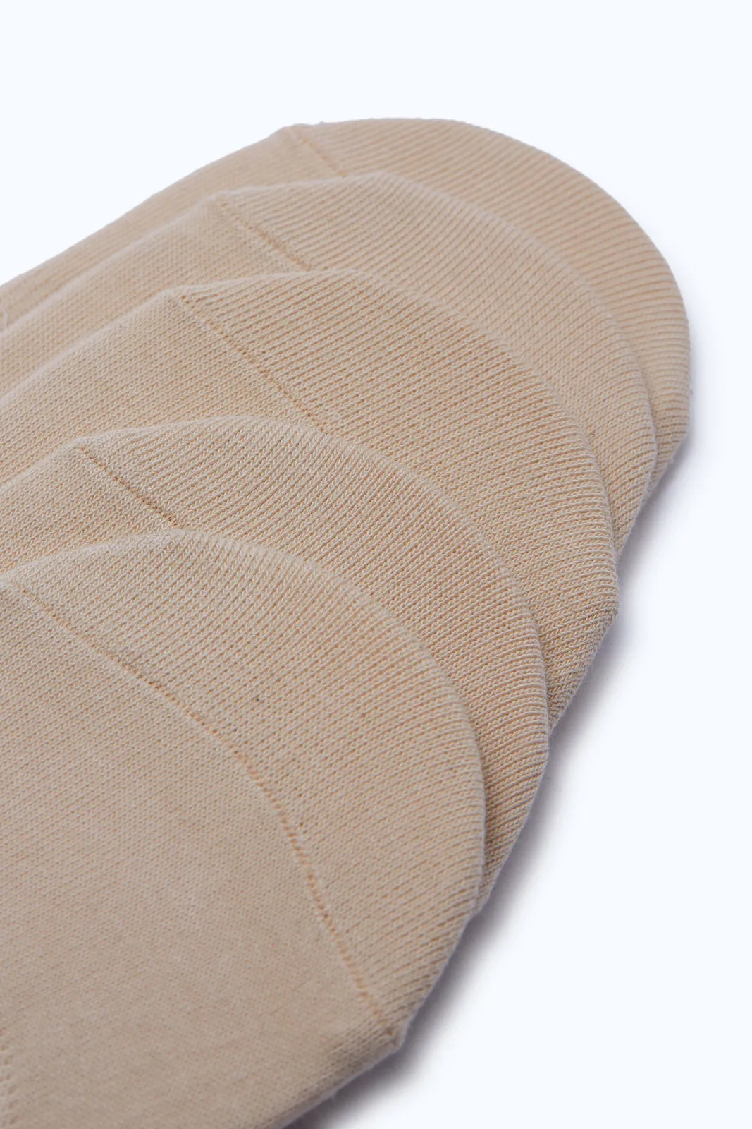 Women Beige Invisible Socks Set (Pack of 5)