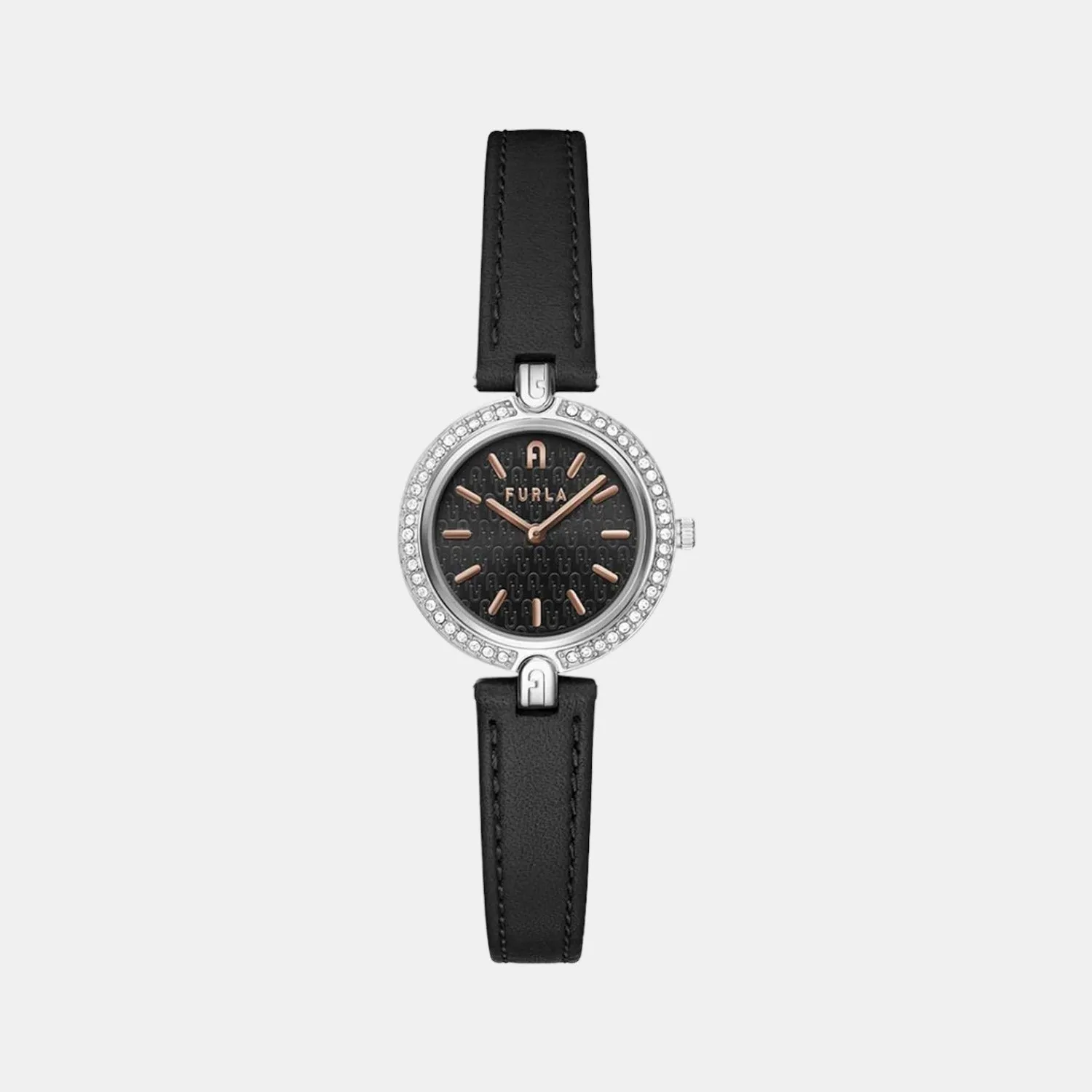 Women Black Analog Leather Watch WW00006004L1