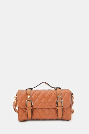Women Brown Satchel Bag