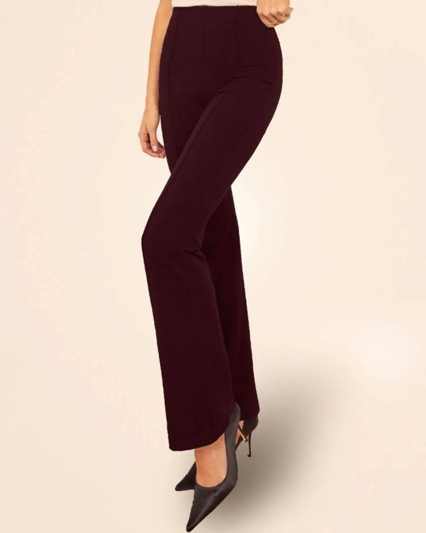 Women Cotton Lycra Casual Trouser