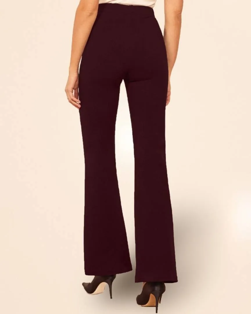 Women Cotton Lycra Casual Trouser