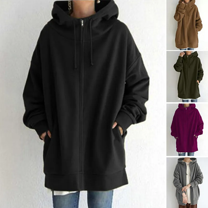 Women Cozy Winter Oversized Pullover Hoodie