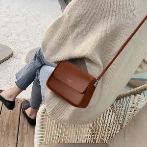 Women Minimalist Fashion Cowhide Cross Body Bag