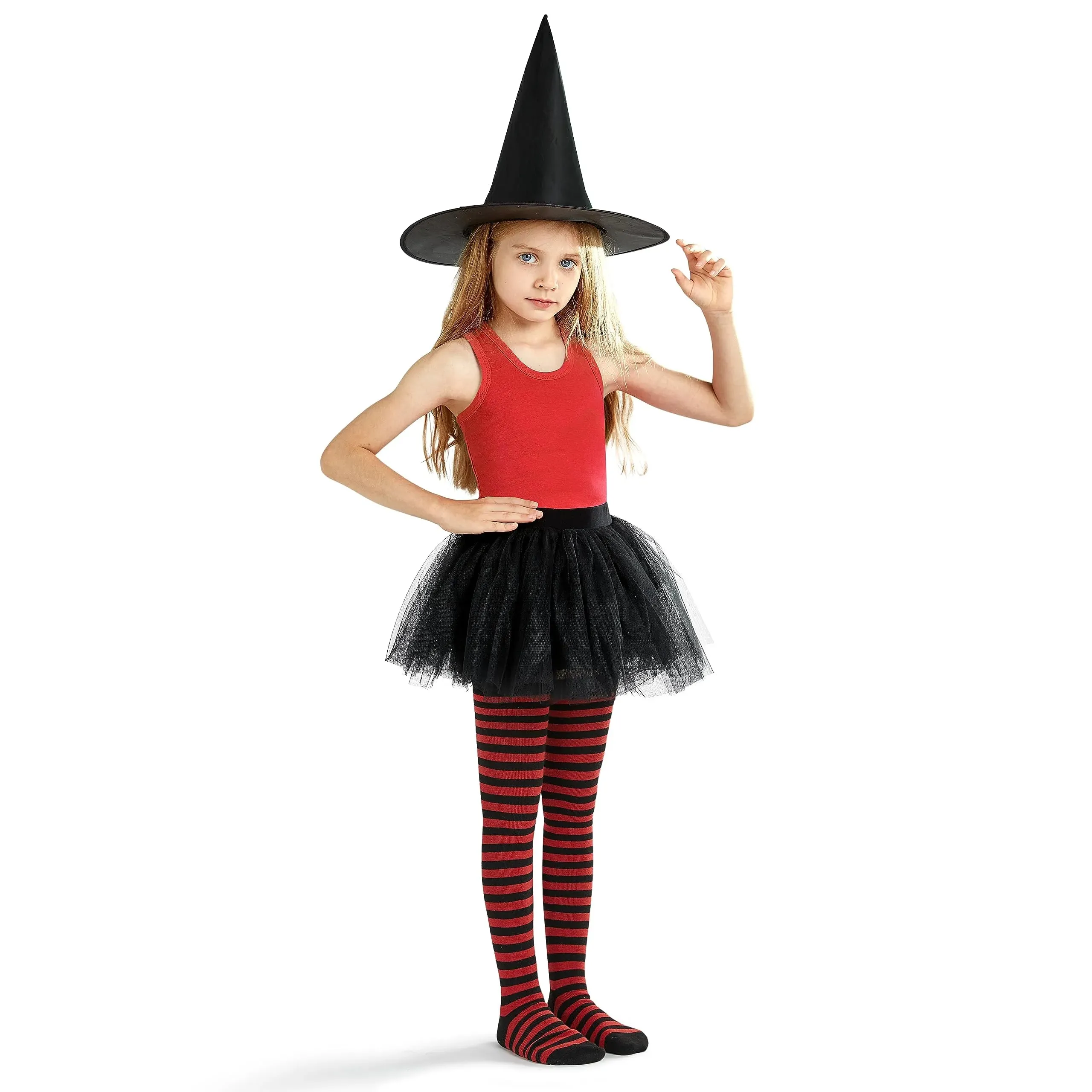 Women Over the Knee Striped Thigh High Costume Accessories Stockings for Women and Girls