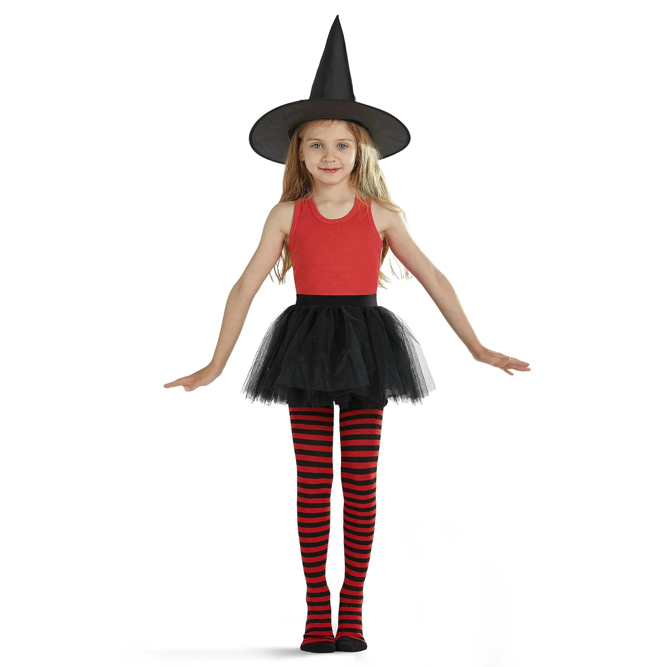 Women Over the Knee Striped Thigh High Costume Accessories Stockings for Women and Girls