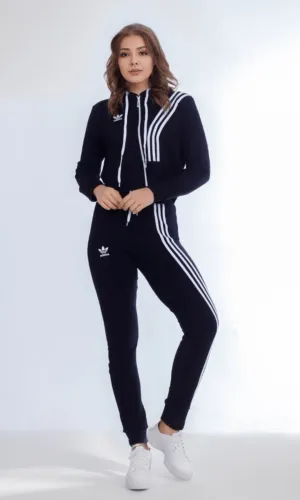 Women Set Jacket   Pants 2023 - Black