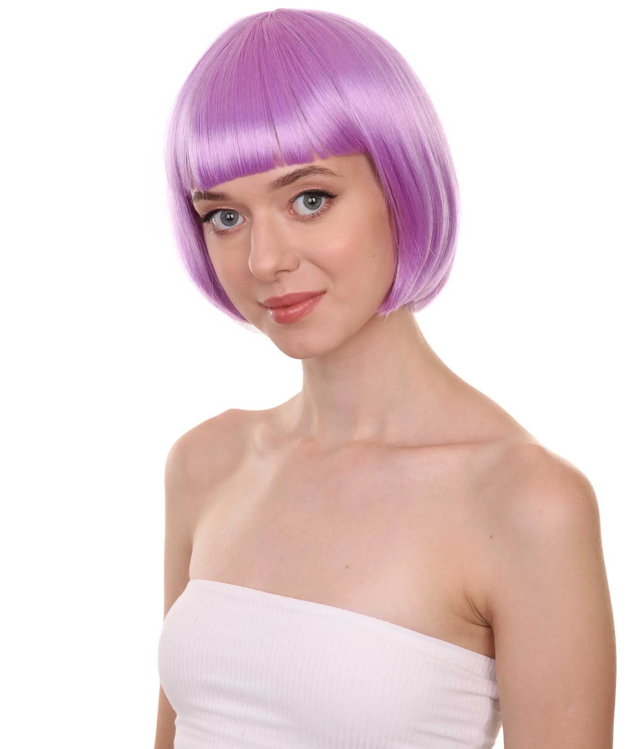 Women's Bob Wig | Short Fancy Cosplay Halloween Wig | Premium Breathable Capless Cap