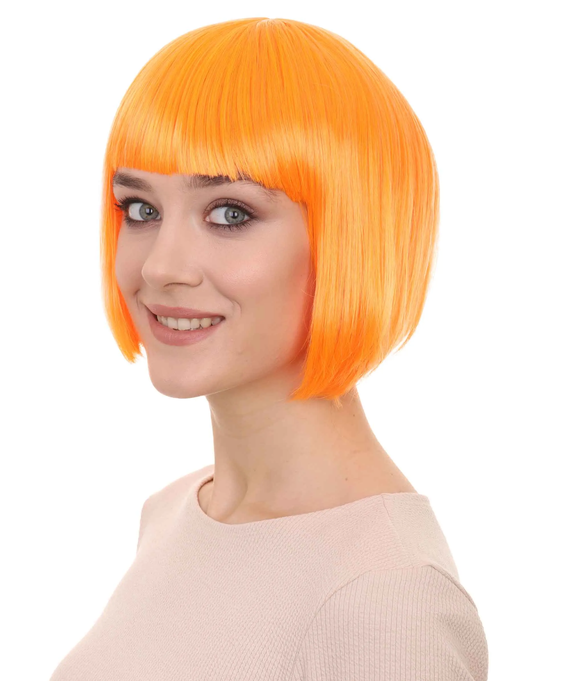 Women's Bob Wig | Short Fancy Cosplay Halloween Wig | Premium Breathable Capless Cap