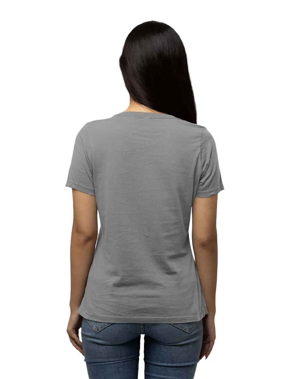 WOMENS BTS -3 PRINTED TSHIRT - GREY