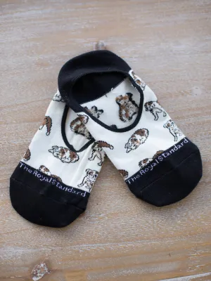 Women's Bulldog No Show Socks