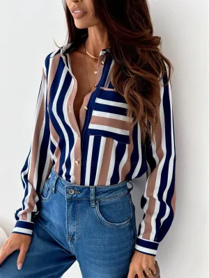 Women's Casual Collar Button-up Shirt