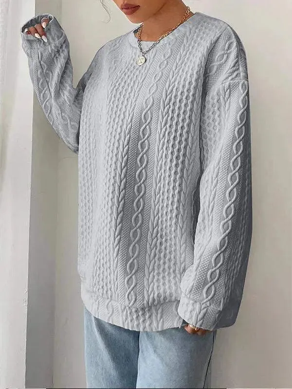 Women's Casual Comfortable Jacquard Sweater