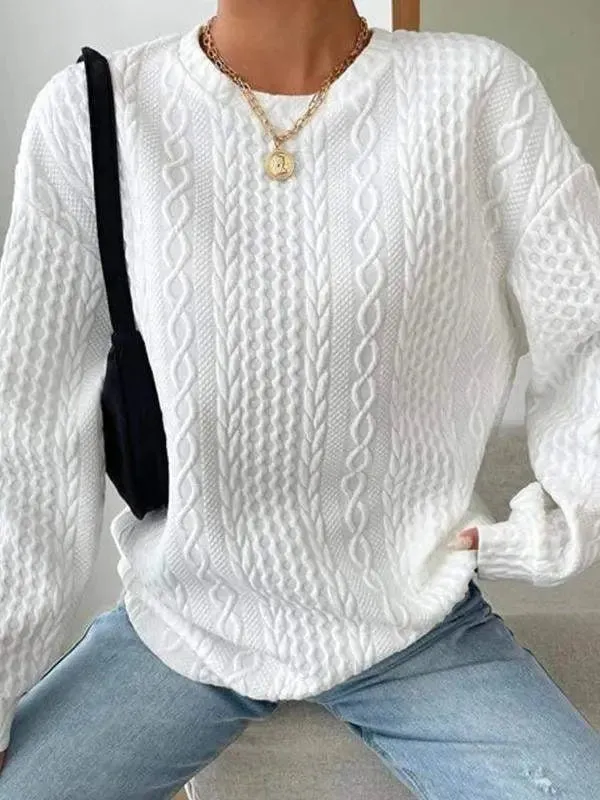 Women's Casual Comfortable Jacquard Sweater