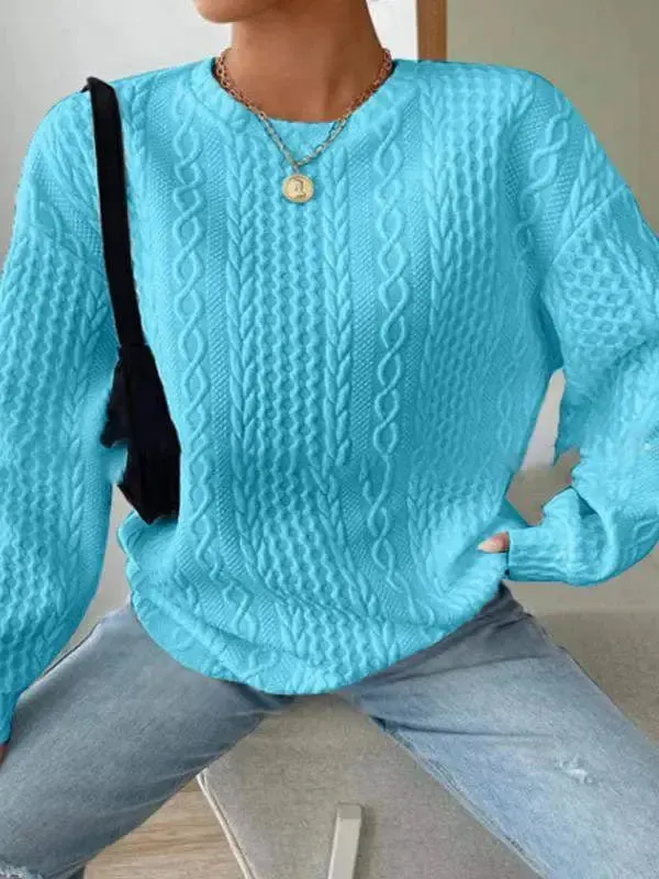 Women's Casual Comfortable Jacquard Sweater
