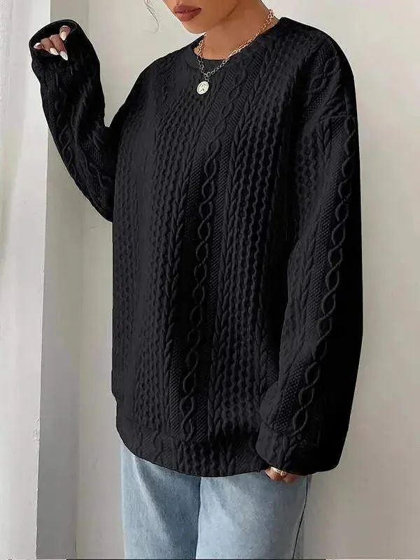 Women's Casual Comfortable Jacquard Sweater