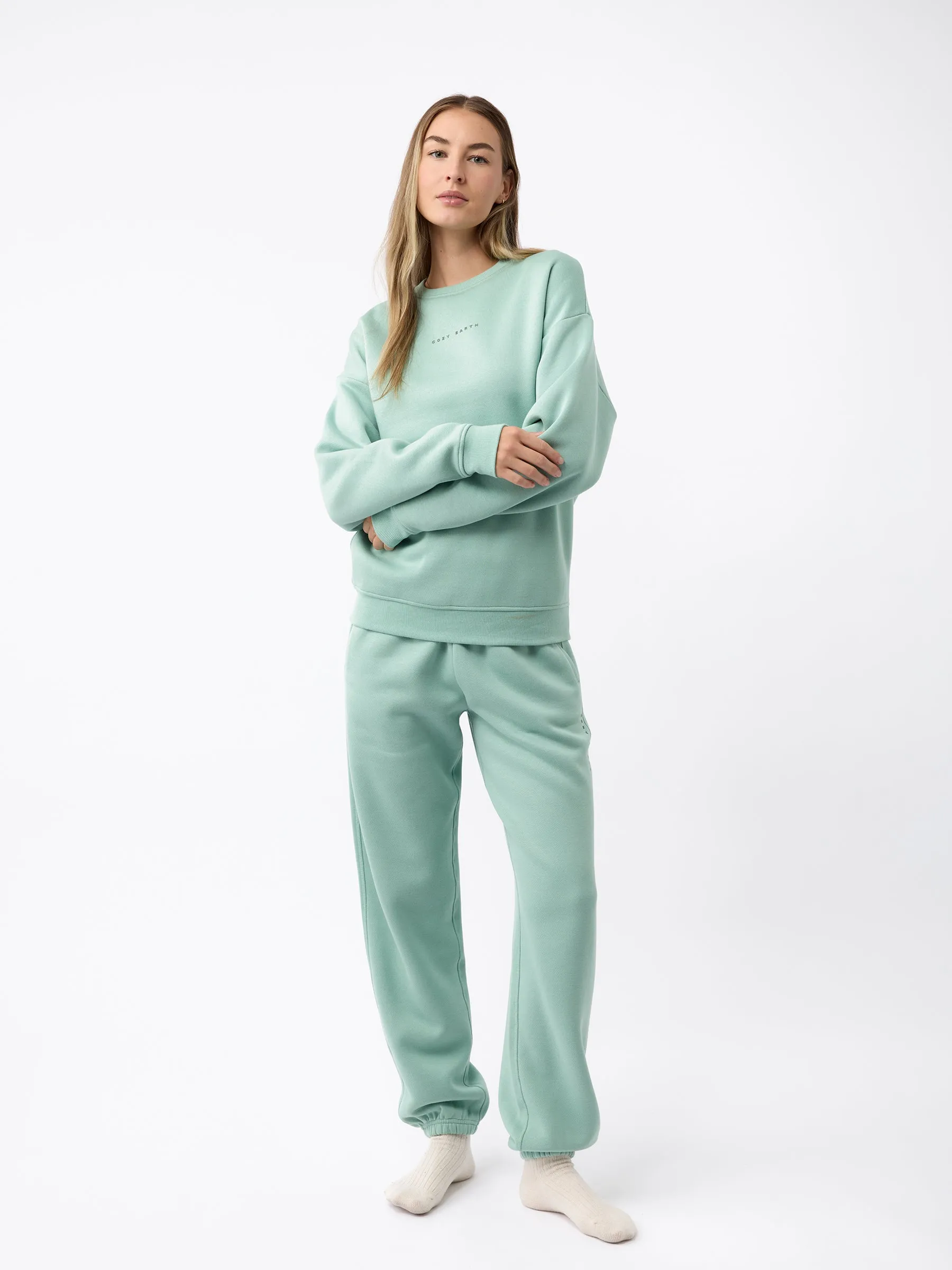 Women's CityScape Crewneck & Sweatpant Set