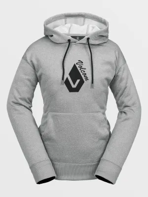 Womens Core Hydro Hoodie - Heather Grey
