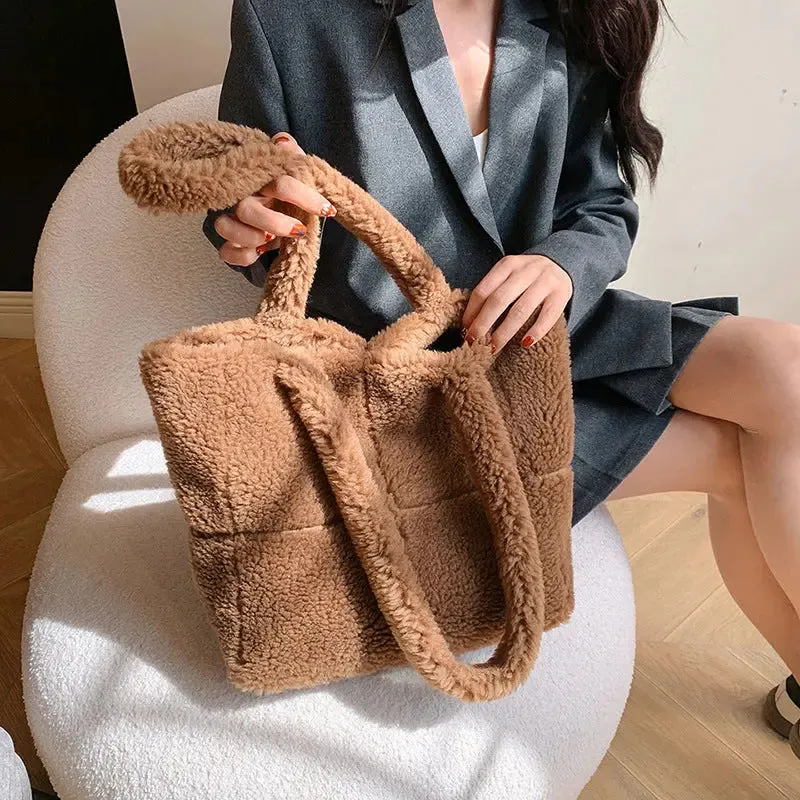 Women's Designer Luxury Plush Bag