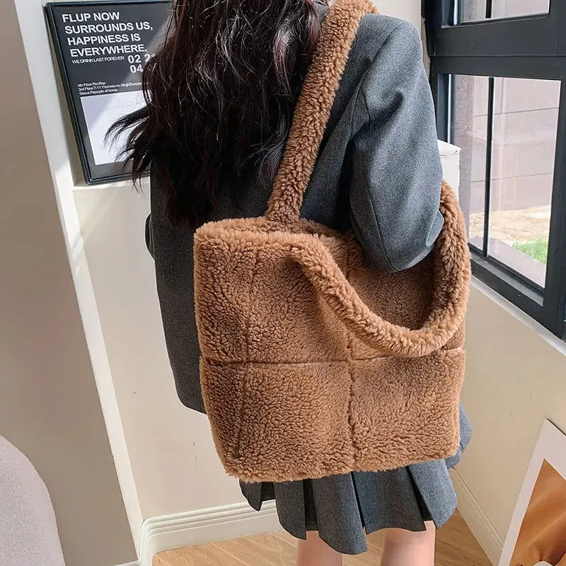 Women's Designer Luxury Plush Bag