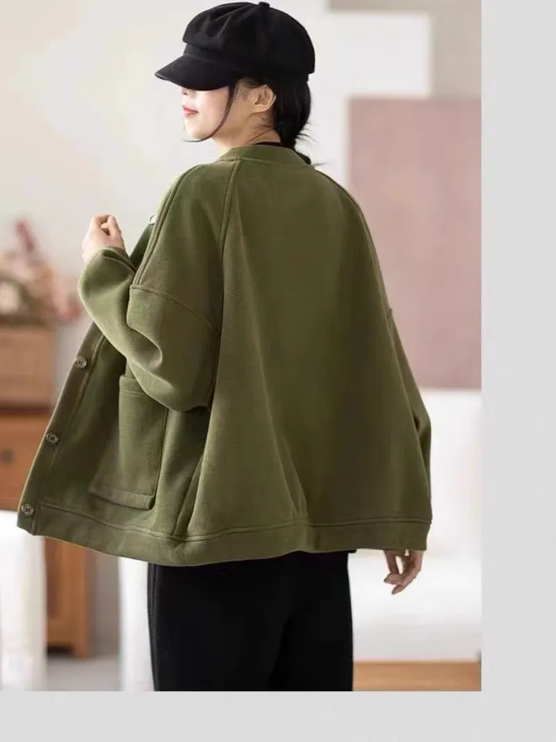 Women’s Fashionable Open-Front Pocket Style Sweater