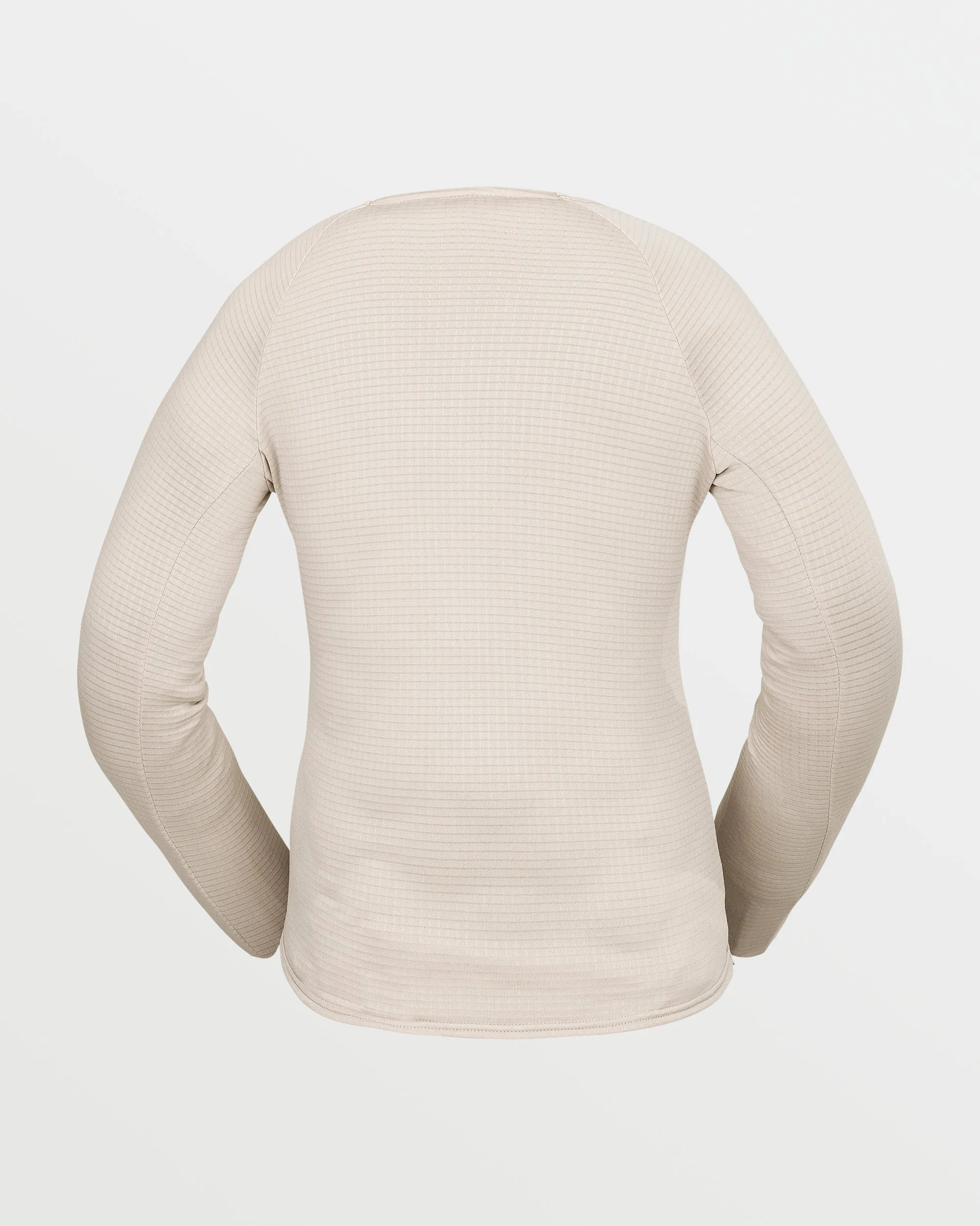 Womens Gridlock Crew Fleece - Stone