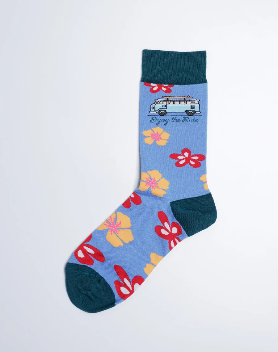 Women’s Hawaiian Island Bliss Crew Socks Pack | 3-Pair Bundle