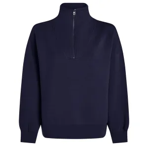 Womens Hawley Half Zip Sweat Blue Nights - 2024